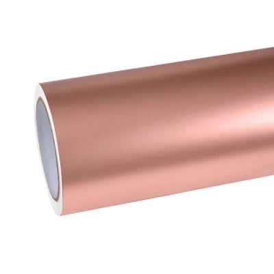 Matte Chrome Rose Gold Car Vinyl Wrap