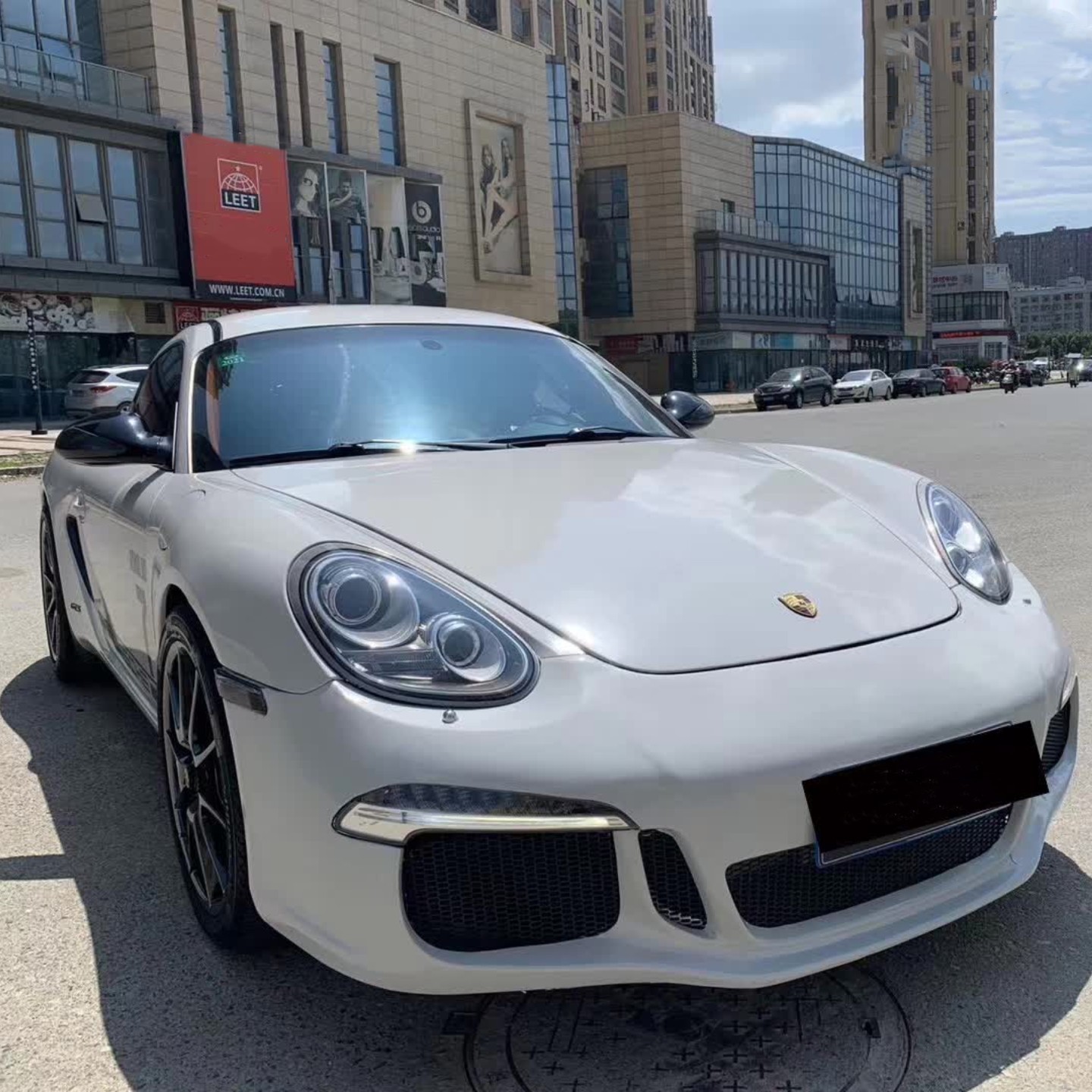 Super Gloss Ash Gray Car Vinyl Wrap