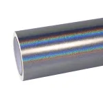 Matte Rainbow Holographic Sliver Car Vinyl Wrap