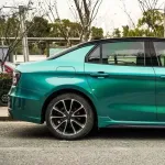 Rainbow Holographic Green Car Vinyl Wrap