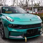 Rainbow Holographic Green Car Vinyl Wrap
