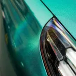 Rainbow Holographic Green Car Vinyl Wrap