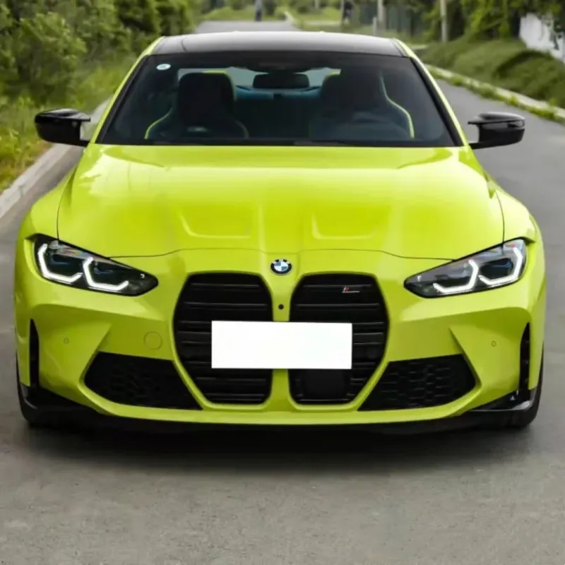 St. Paulo Yellow Car Vinyl Wrap