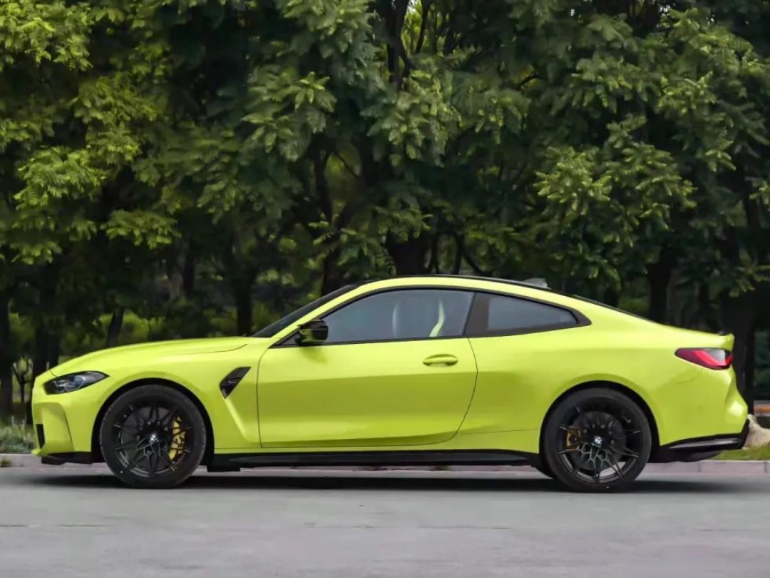 St. Paulo Yellow Car Vinyl Wrap