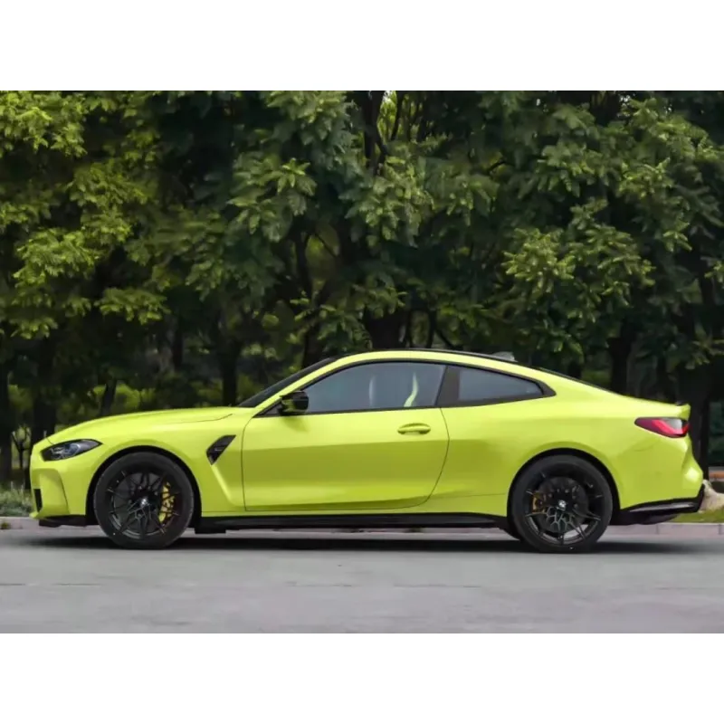 St. Paulo Yellow Car Vinyl Wrap