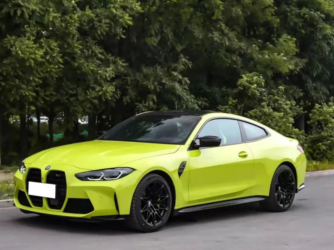 St. Paulo Yellow Car Vinyl Wrap