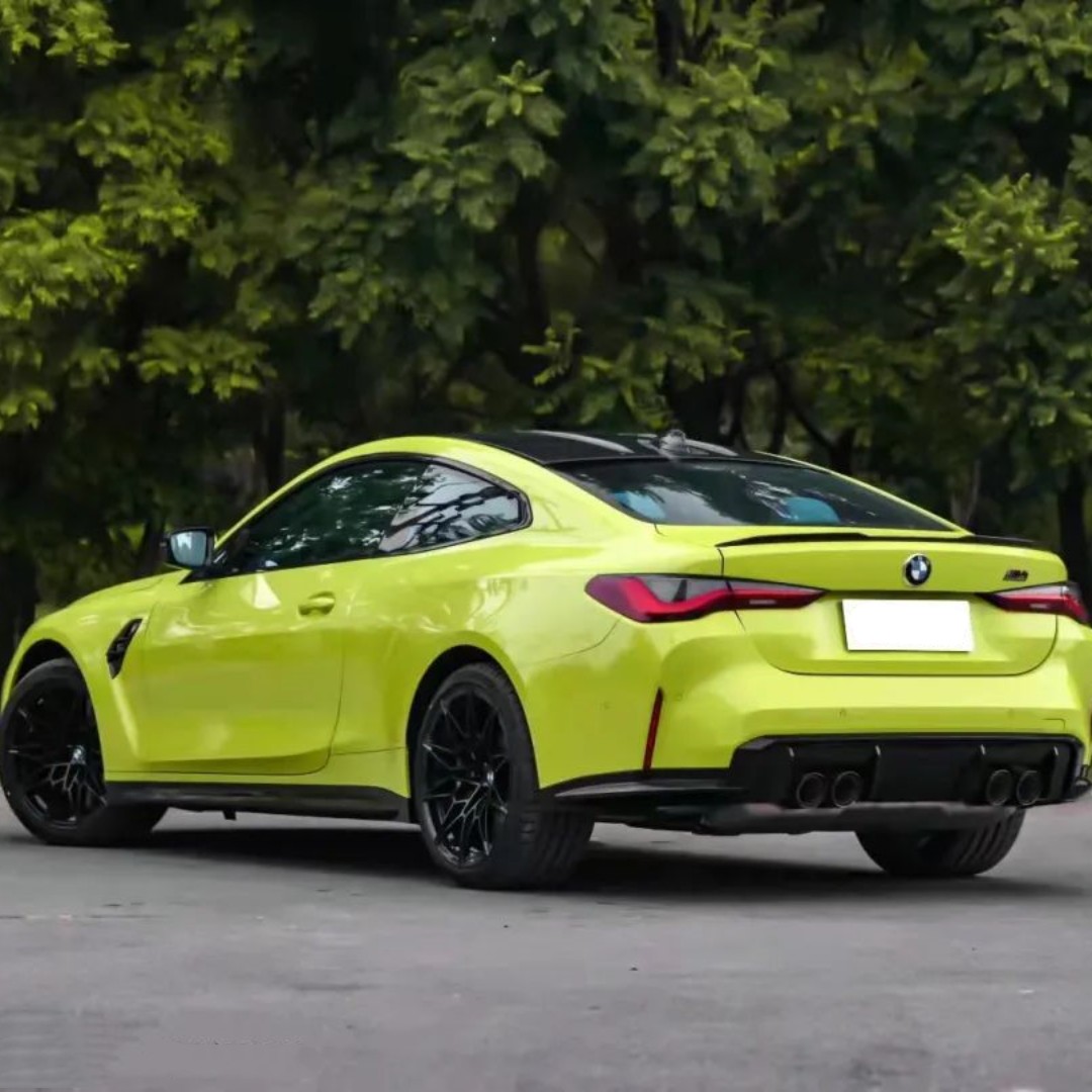 St. Paulo Yellow Car Vinyl Wrap