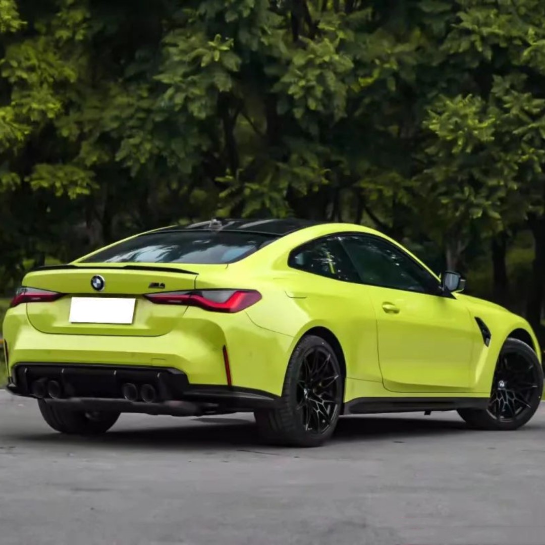 St. Paulo Yellow Car Vinyl Wrap