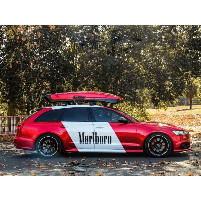 glossy metallic vampire red vinyl wrap