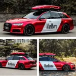 Gloss Metallic Vampire Red Car Vinyl Wrap