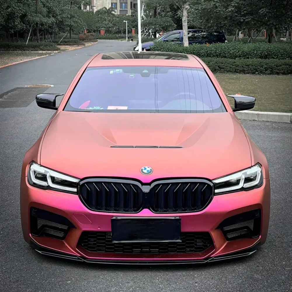 Matte Pink Purple Car Vinyl Wrap