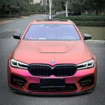 Matte Pink Purple Car Vinyl Wrap