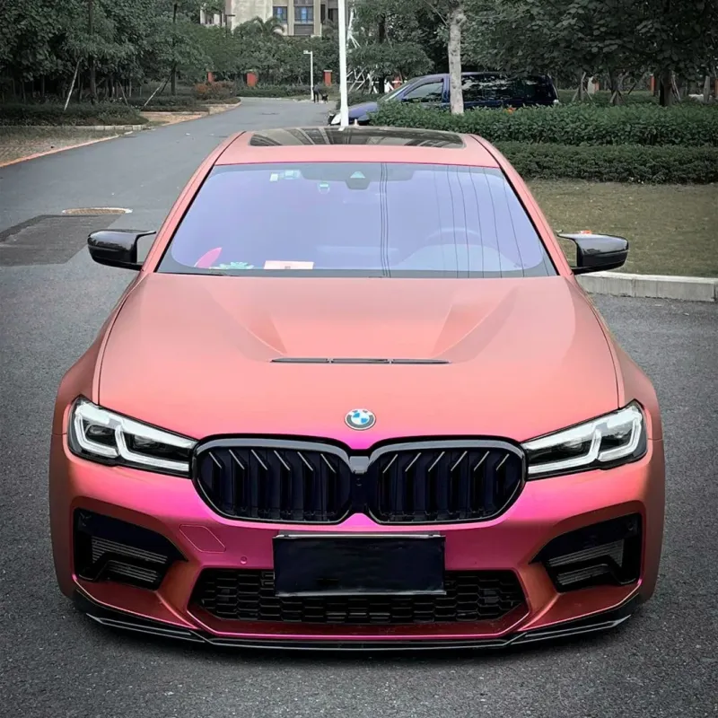 Matte Pink Purple Car Vinyl Wrap