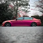 Matte Pink Purple Car Vinyl Wrap