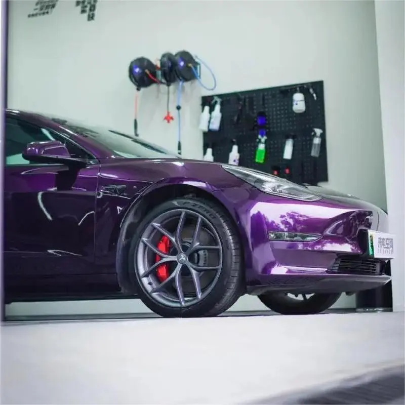 PET Gloss Metallic Twilight Purple Car Vinyl Wrap