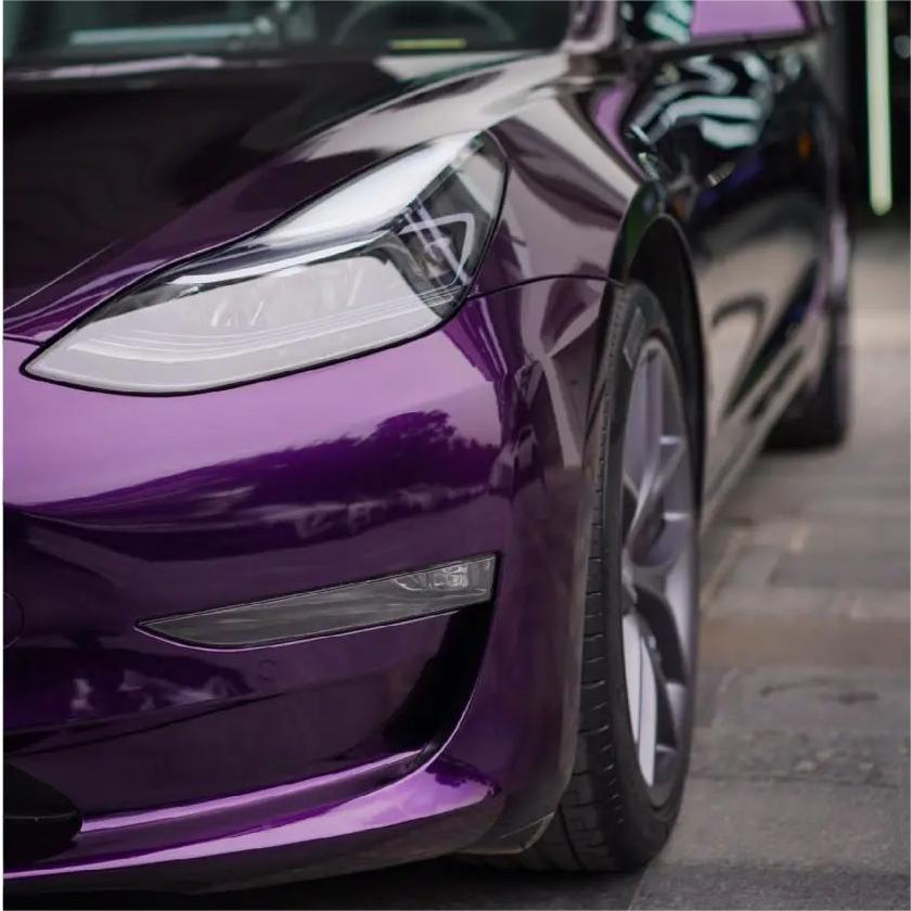 Quality Gloss Metallic Twilight Purple Car Vinyl Wrap For Sale