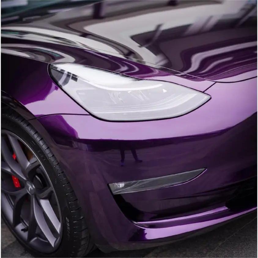 Quality Gloss Metallic Twilight Purple Car Vinyl Wrap For Sale