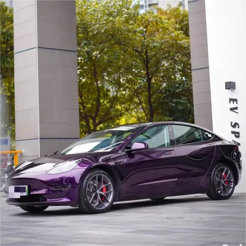 PET Gloss Metallic Twilight Purple Car Vinyl Wrap