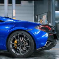 Gloss Metallic Deep Blue Car Wrap