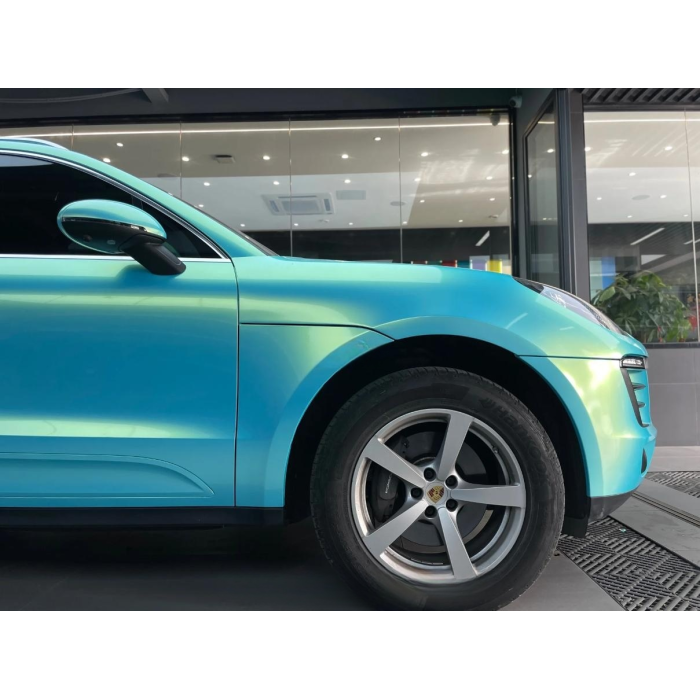  Metallic Neon Ice Blue Wrap Car Wrap