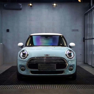 Super Gloss Yacht Blue Car Vinyl Wrap 02