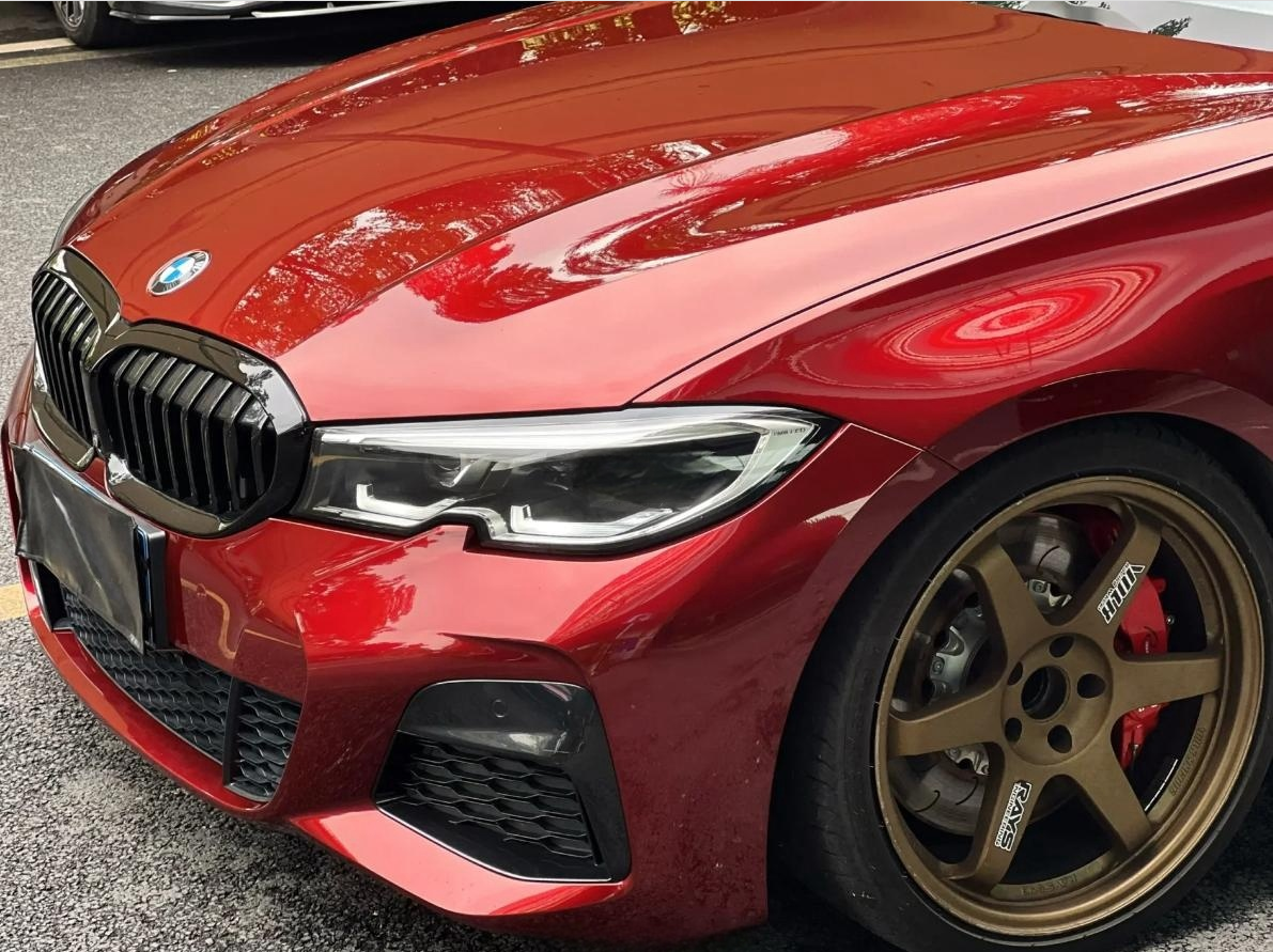 Quality Liquid Metallic Dragon Blood Red Vinyl Wrap Car Wrap For Sale