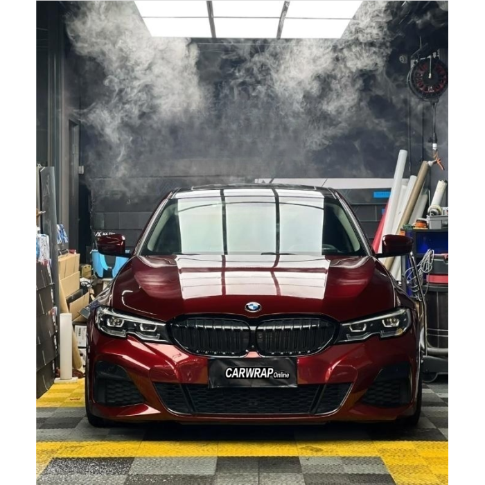 Quality Liquid Metallic Dragon Blood Red Vinyl Wrap Car Wrap For Sale