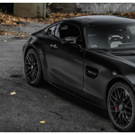 Matte Black Car Vinyl Wrap