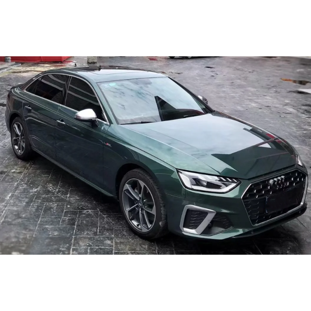 Gloss Metallic Gotland Green Car Vinyl Wrap