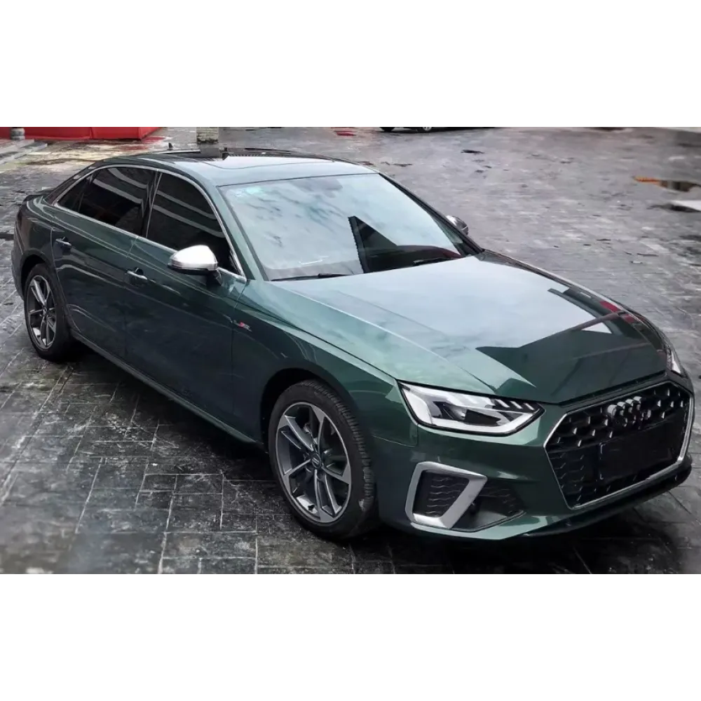 Gloss Metallic Gotland Green Car Vinyl Wrap