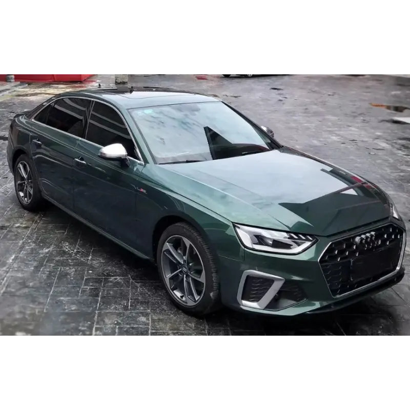 Gloss Metallic Gotland Green Car Vinyl Wrap