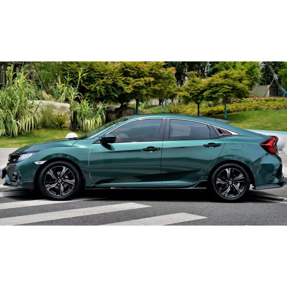 Gloss Metallic Gotland Green Car Vinyl Wrap