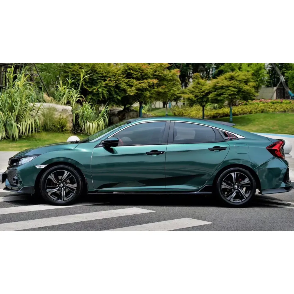 Gloss Metallic Gotland Green Car Vinyl Wrap
