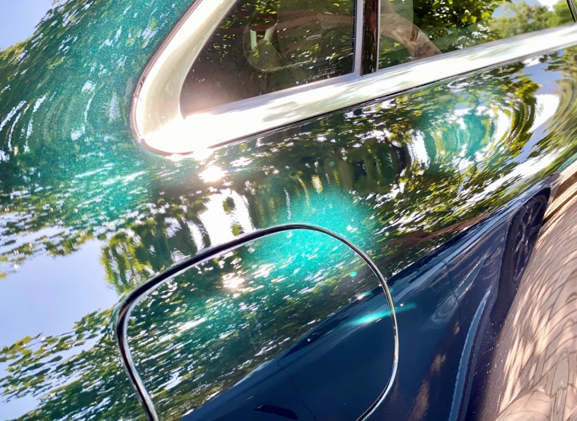 Gloss Benz Emerald Green Car Vinyl Wrap