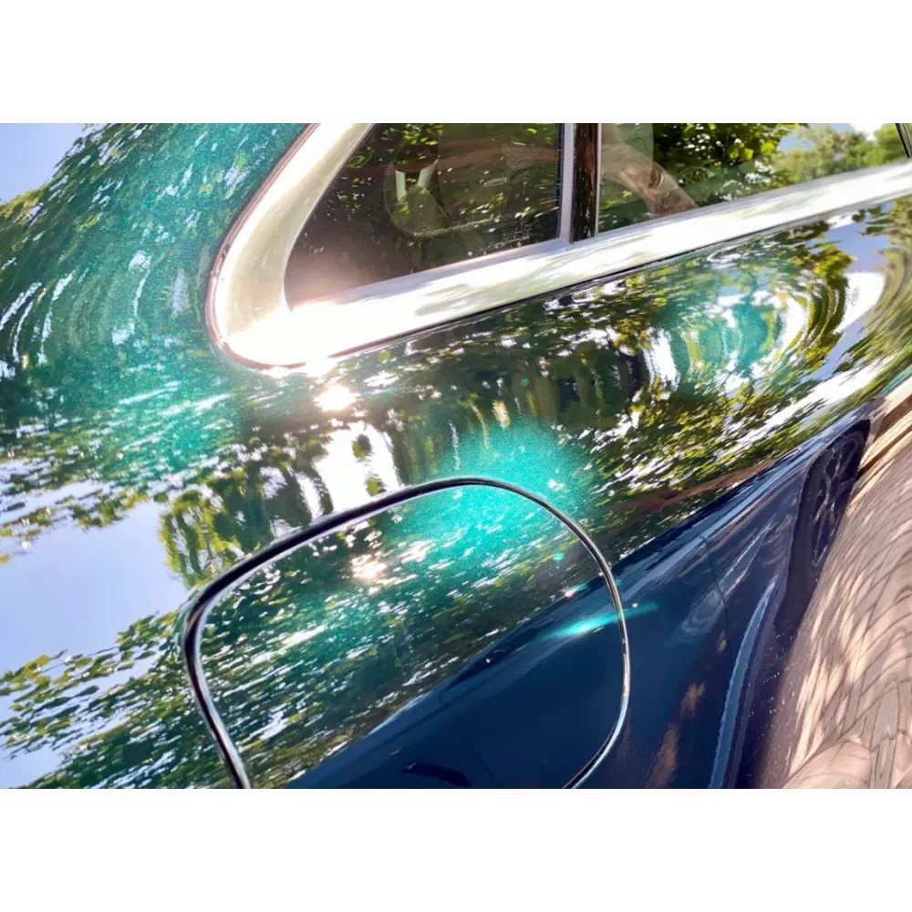 Gloss Benz Emerald Green Car Vinyl Wrap
