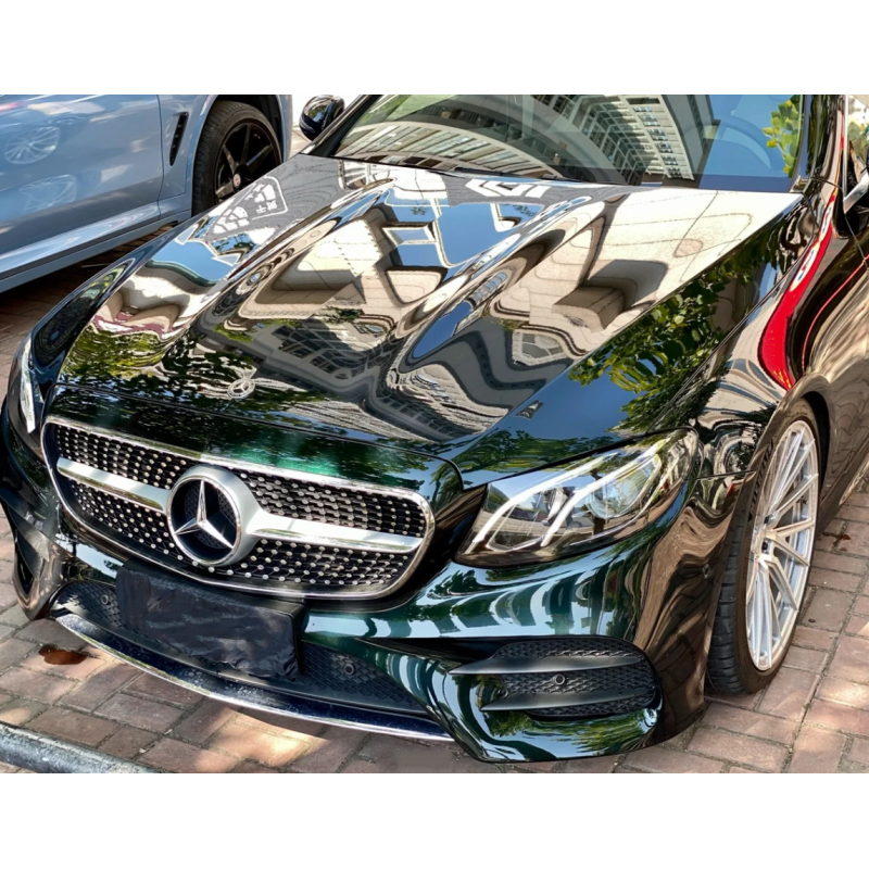 Gloss Benz Emerald Green Car Vinyl Wrap