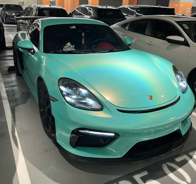 Rainbow Holographic Tiffany Car Vinyl Wrap