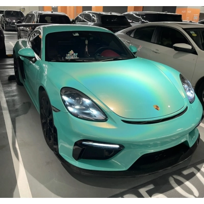 Rainbow Holographic Tiffany Car Vinyl Wrap 02