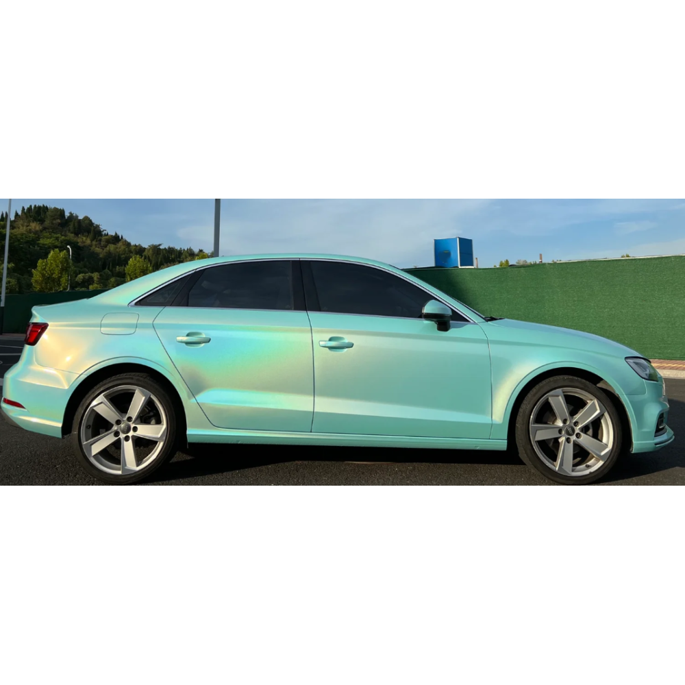 Rainbow Holographic Tiffany Car Vinyl Wrap