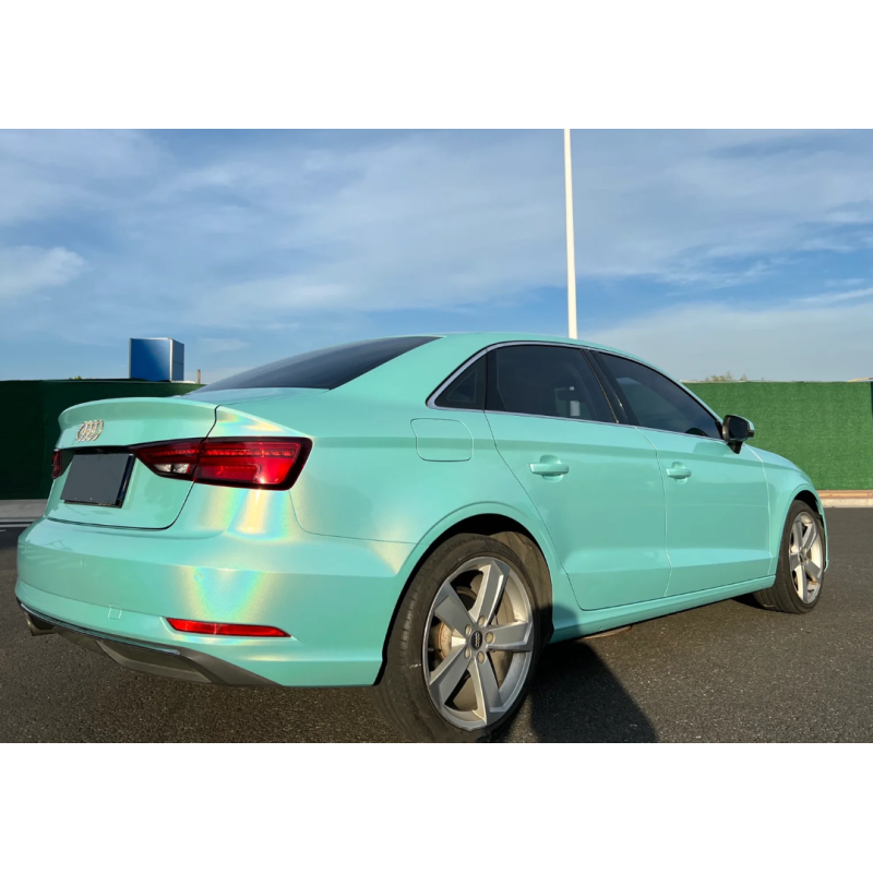 Rainbow Holographic Tiffany Car Vinyl Wrap