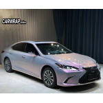 Gloss Metallic Twin Candy Gray Red Car Vinyl Wrap