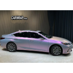 Gloss Metallic Twin Candy Gray Red Car Vinyl Wrap