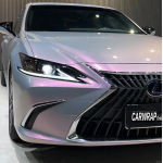 Gloss Metallic Twin Candy Gray Red Car Vinyl Wrap