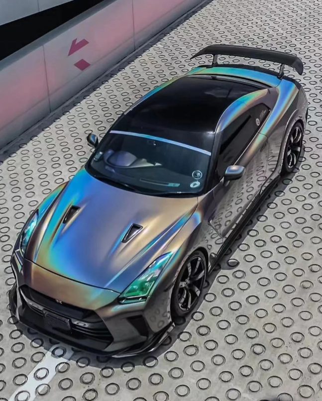 Rainbow Metallic Majestic Black Vinyl Wrap – vinylfrog