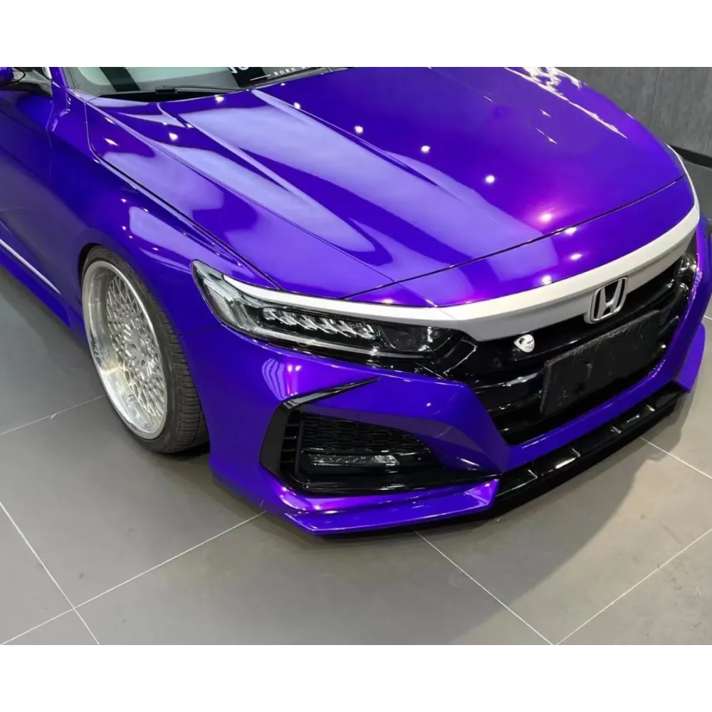 Gloss Metallic Plum Explosion Purple Car Vinyl Wrap