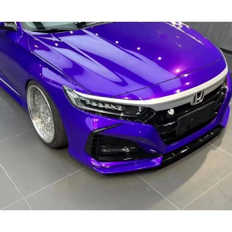 Gloss Metallic Plum Explosion Purple Car Vinyl Wrap