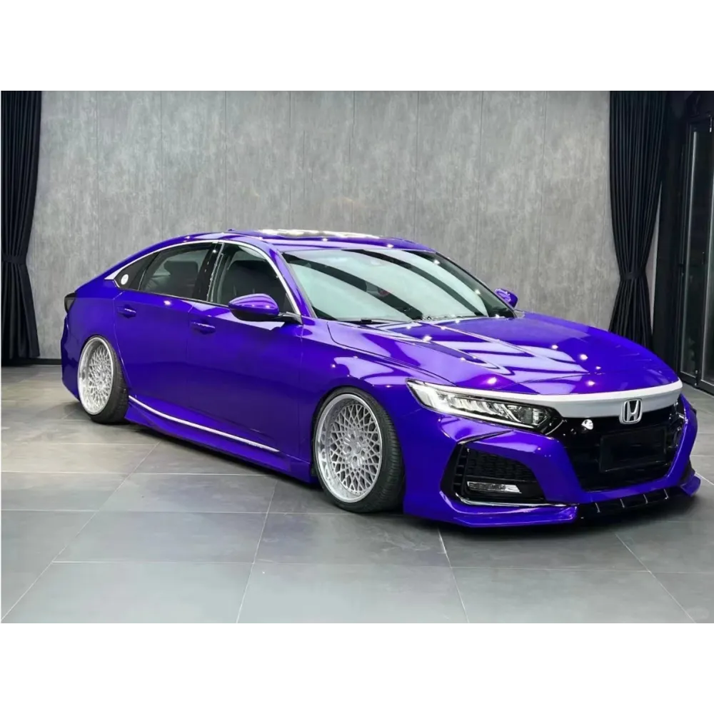 Gloss Metallic Plum Explosion Purple Car Vinyl Wrap