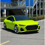 Super Matte Fluorescent Yellow Car Vinyl Wrap 