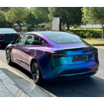 Gloss Diamond Purple Blue Car Vinyl Wrap