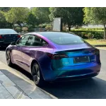Gloss Diamond Purple Blue Car Vinyl Wrap